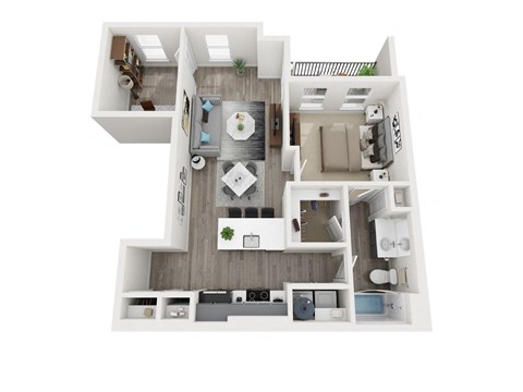 A2 floor plan